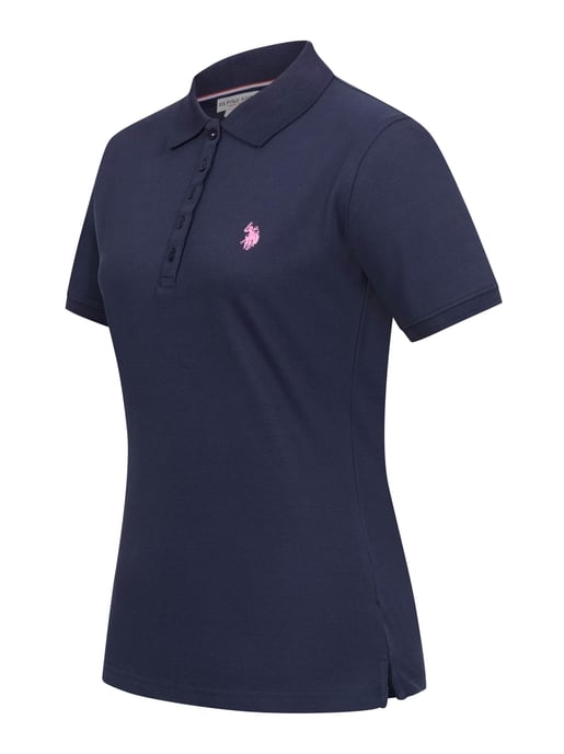 U.S. POLO ASSN. Damen Poloshirt kurzarm aus Baumwoll-Elasthan - Image 2
