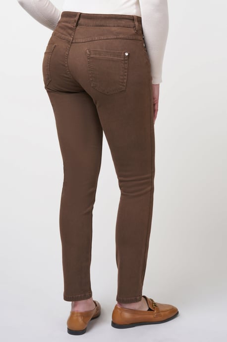 Twigie gefärbte Shape-On Straight Jeans | Nougat - Image 3