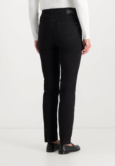 Kora Denim Klassiker Gerade Jeans | Schwarz-Schwarz - Image 3