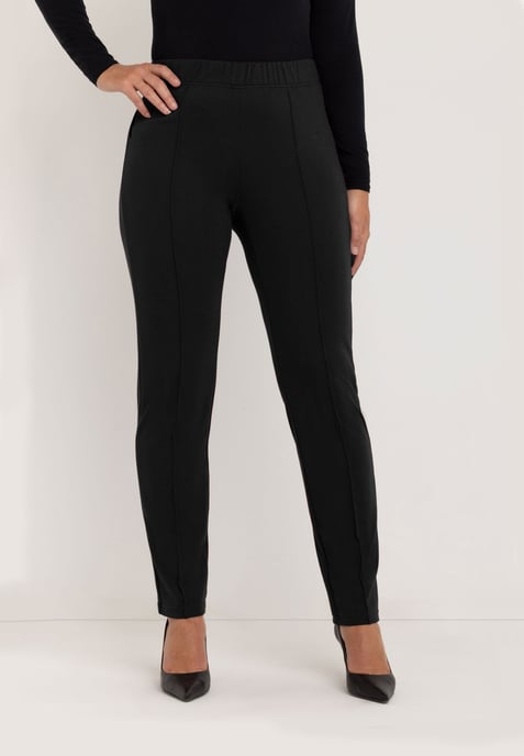 Janet Slim Fit Hose | Burgunderrot - Image 2