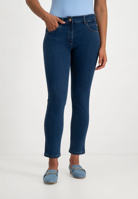 Monika Super Slim Hose | Steinblau - Image 1