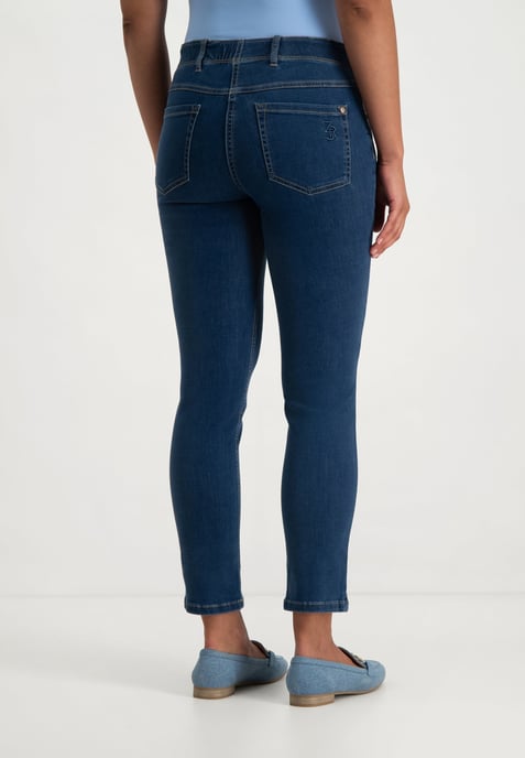 Monika Super Slim Hose | Steinblau - Image 3