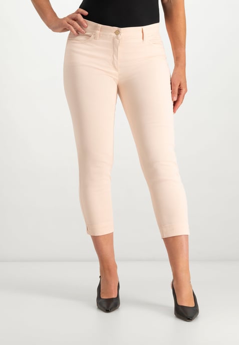 Kora Cropped Pants | Blush - Image 1
