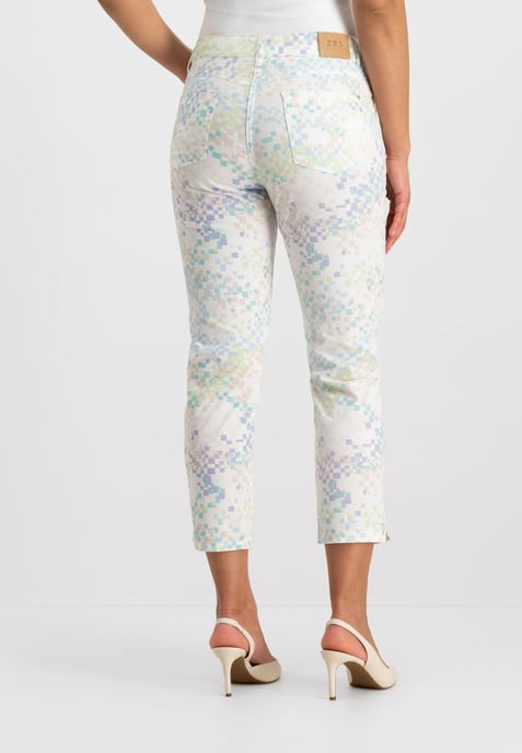 Sarah Slim Cropped Jeans | Aqua - Image 3