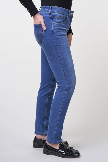 Twigie Shape-On Skinny Jeans | Steinblau - Image 2