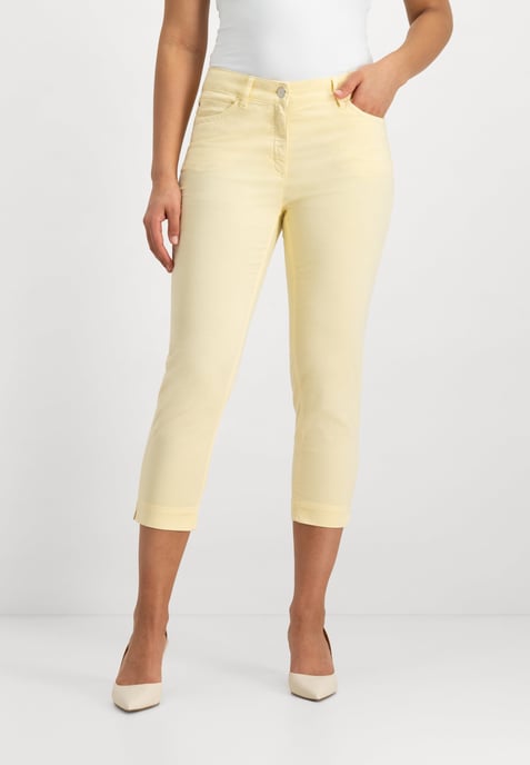 Kora Hosen in Cropped-Form | Butter - Image 1