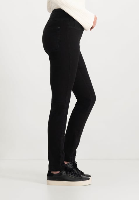 Leggie Shape-On Skinny Jeans | Schwarz Schwarz - Image 2
