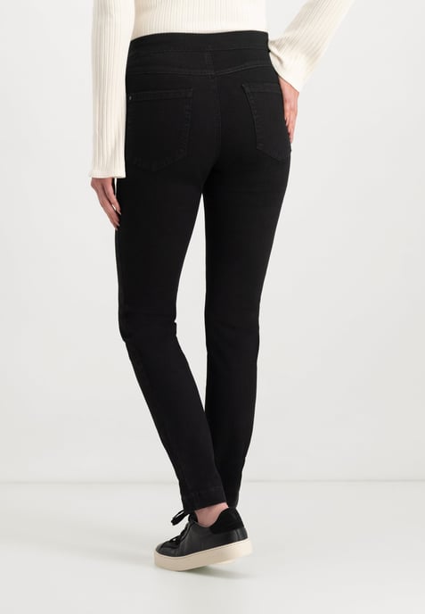 Leggie Shape-On Skinny Jeans | Schwarz Schwarz - Image 3