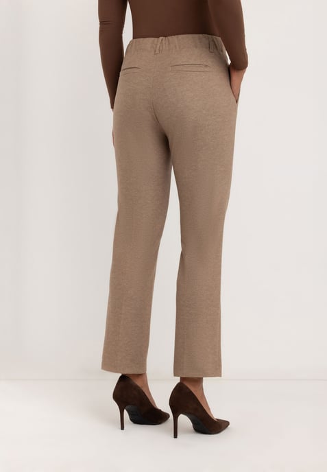 Janet Slim Tailored Hose | Kamel Diagonal - Image 3