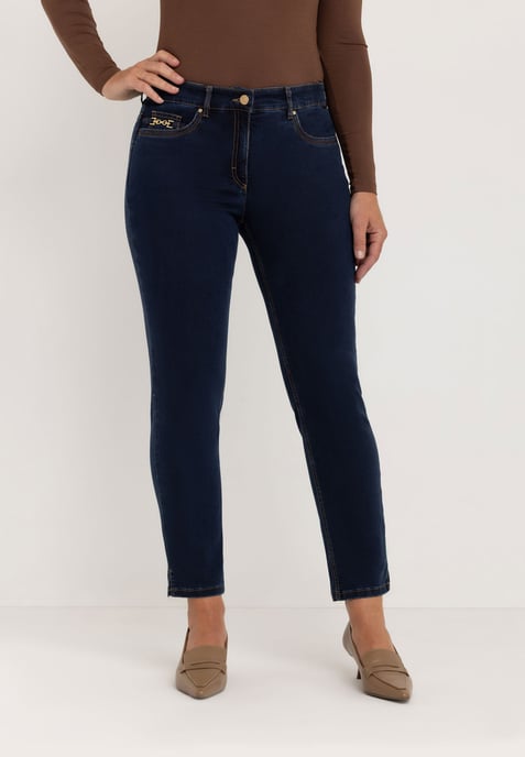 Sarah Bootcut-Hose | Blau Schwarz - Image 1