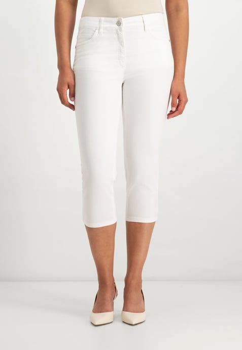 Kora Cropped Jeans | Optisches Weiß - Image 1