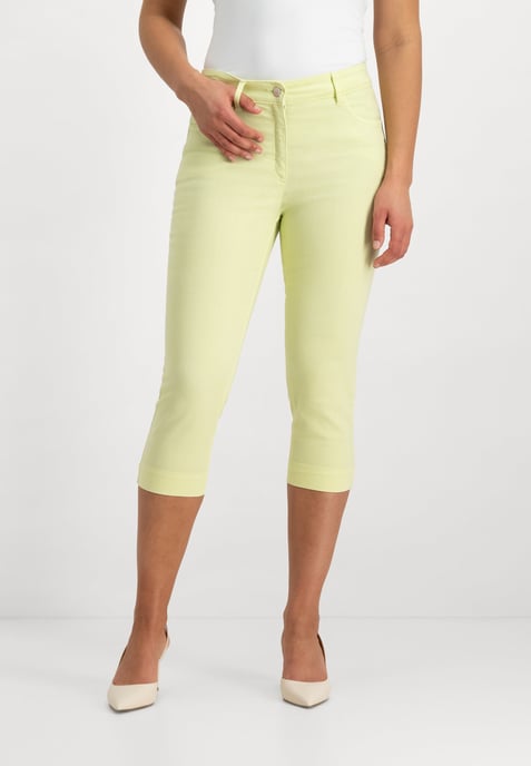 Kora Cropped Jeans | Limette - Image 1