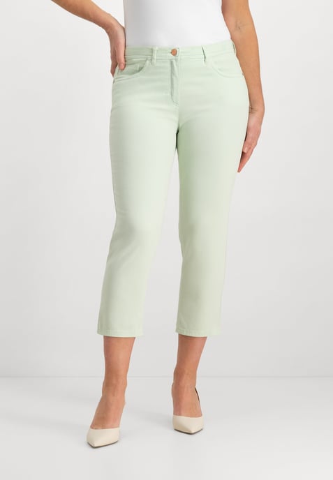 Ginie Ankle Jeans | Hellgrün - Image 1