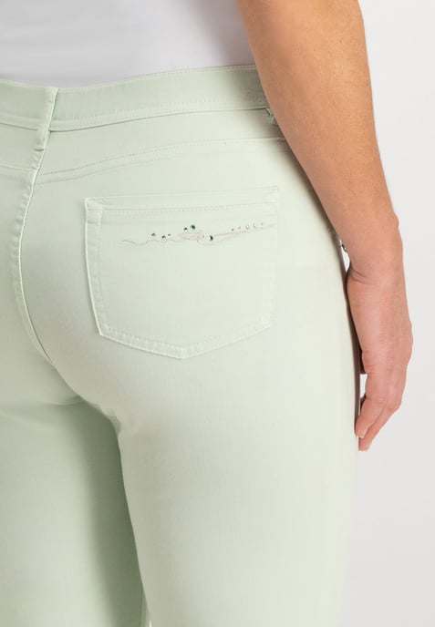 Ginie Ankle Jeans | Hellgrün - Image 4