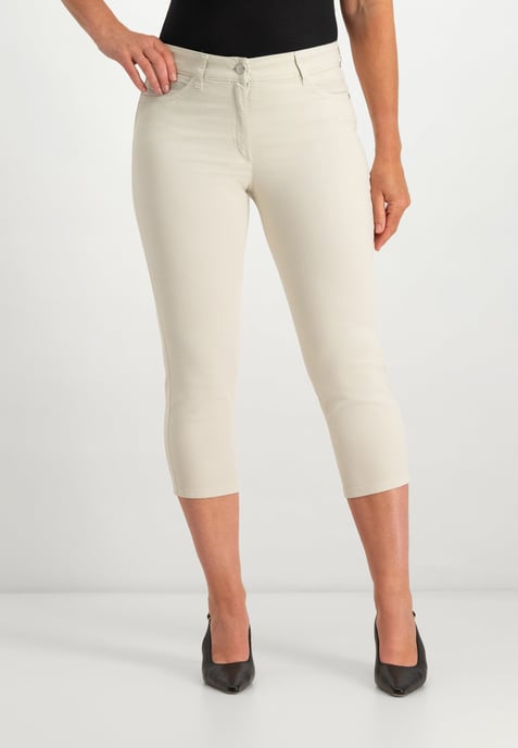 Kora Gefärbte Denim Cropped Jeans | Kitt - Image 1