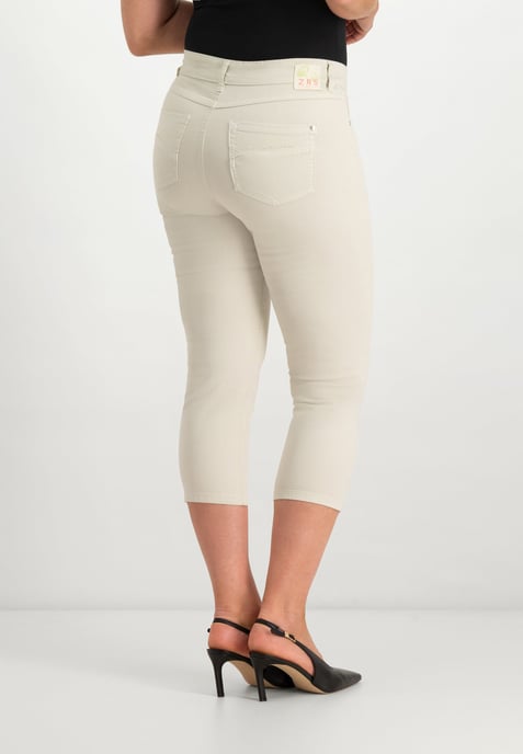 Kora Gefärbte Denim Cropped Jeans | Kitt - Image 3