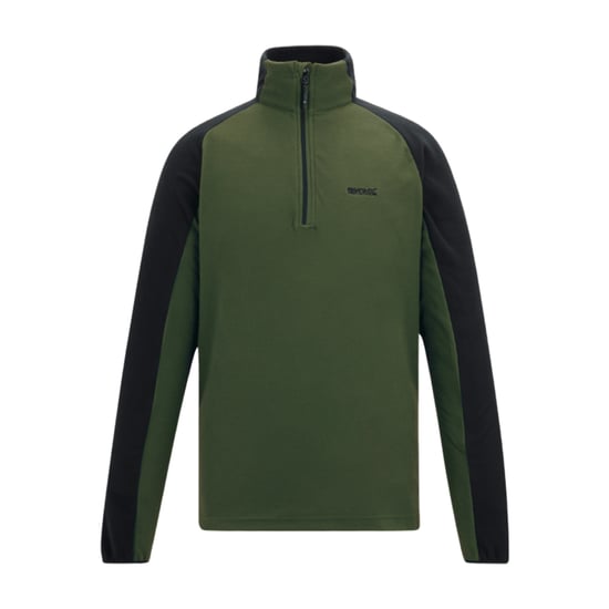 Regatta - "Elson II" Fleece Leicht für Herren (Dunkel-Khaki/Schwarz) - Image 1