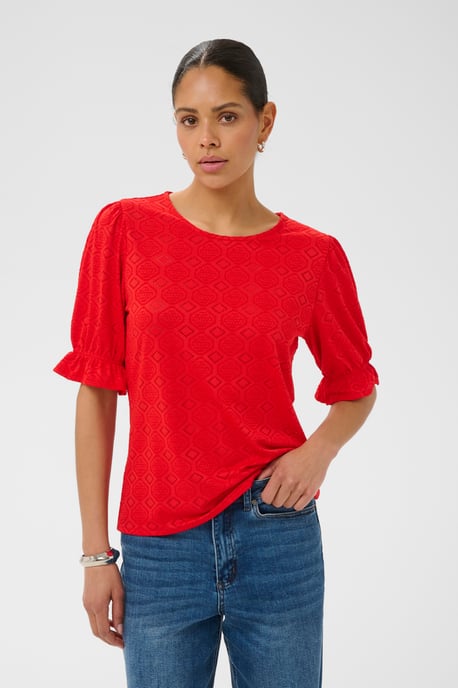 Kurzarm-Bluse KAlea Kurzarm-Bluse Tight fit - Image 3