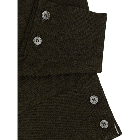 Rundhalsausschnitt Pullover mit Four Bar Streifen - Image 4