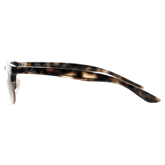 Ray-Ban Clubmaster Sonnenbrille aus braunem Acetat - Image 3