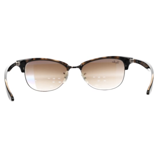 Ray-Ban Clubmaster Sonnenbrille aus braunem Acetat - Image 4
