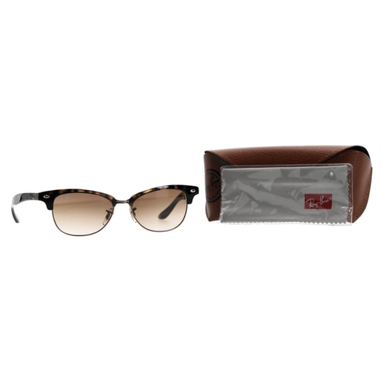 Ray-Ban Clubmaster Sonnenbrille aus braunem Acetat - Image 6