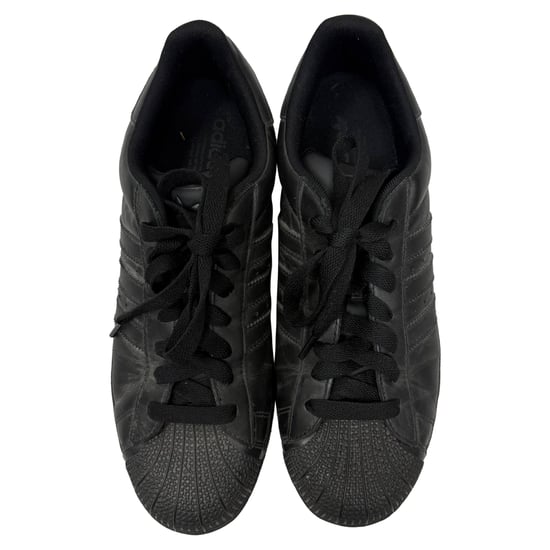 Adidas Superstar Sneaker aus schwarzem Leder - Image 5
