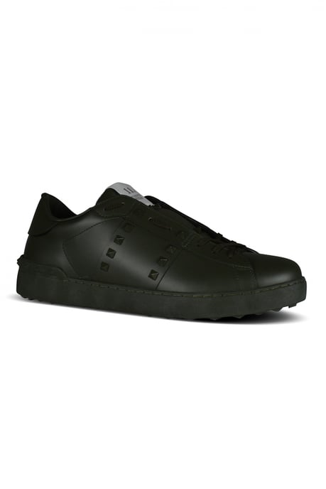 Valentino Garavani Rockstud 11 Untitled Sneaker Khaki - Image 2