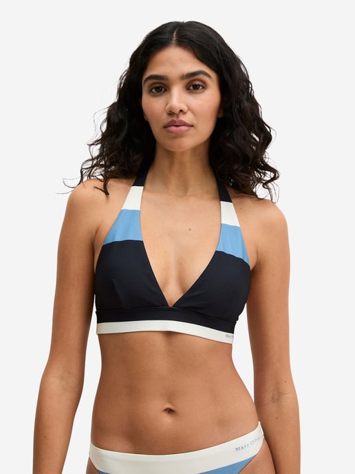 Marc O'Polo Damen Triangel-Bikini-Top Summer StripesTriangle Top, Dreiecks‑Bikini‑Top, Triangel Bikini - Image 2