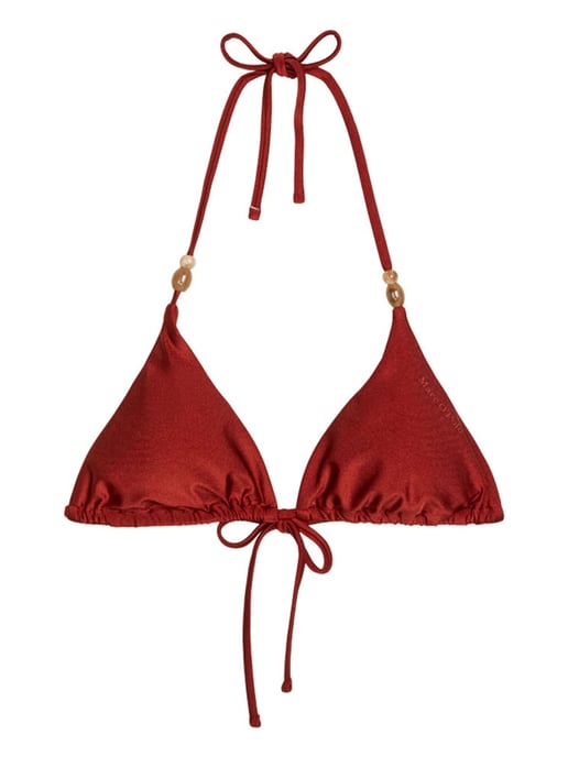 Marc O'Polo Damen Triangel-Bikini-Top ShinyTriangle Top, Dreiecks‑Bikini‑Top, Triangel Bikini - Image 1
