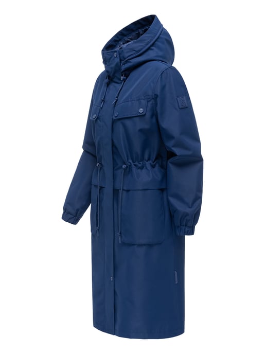 Navahoo Damen Parka Übergangsjacke Kirschwind mit Kapuze - Image 3