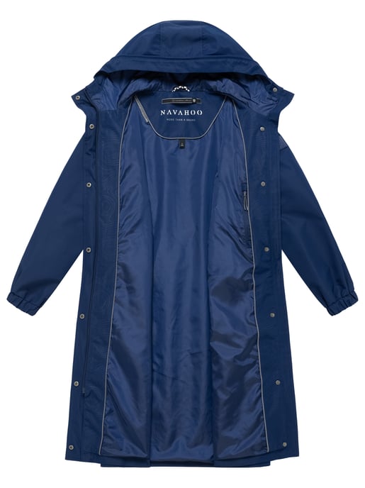 Navahoo Damen Parka Übergangsjacke Kirschwind mit Kapuze - Image 5