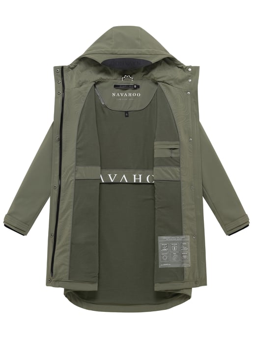 Navahoo Damen Softshell Übergangsjacke Morgennebel mit Kapuze - Image 4