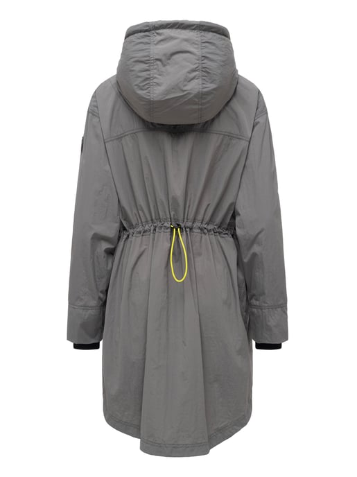 Marikoo Damen Mantel Übergangsjacke Trüffelbonbon mit Kapuze - Image 3