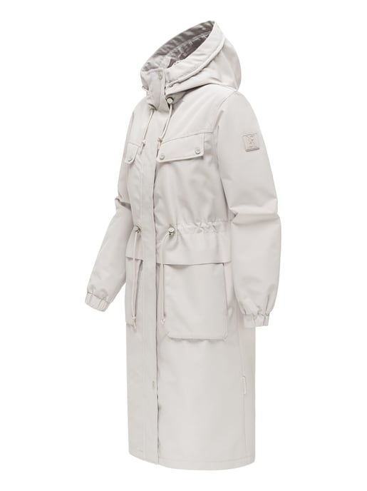Navahoo Damen Parka Übergangsjacke Kirschwind mit Kapuze - Image 3