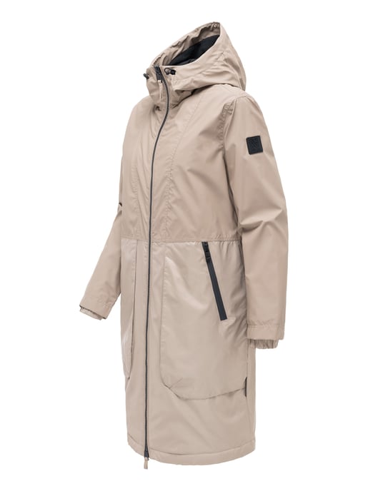 Navahoo Damen Parka Übergangsjacke Edelumhang mit Kapuze - Image 2