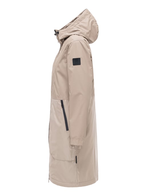 Navahoo Damen Parka Übergangsjacke Edelumhang mit Kapuze - Image 3