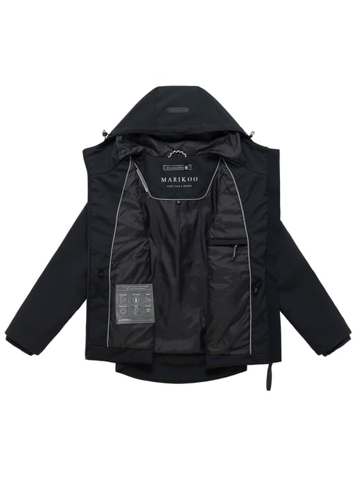Marikoo Damen Übergangsjacke Katzilein mit Kapuze - Image 4