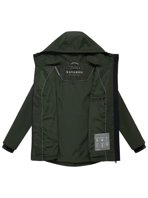 Navahoo Damen Übergangsjacke Blumentanz mit Kapuze - Image 4