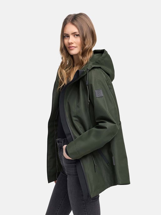 Navahoo Damen Übergangsjacke Blumentanz mit Kapuze - Image 6