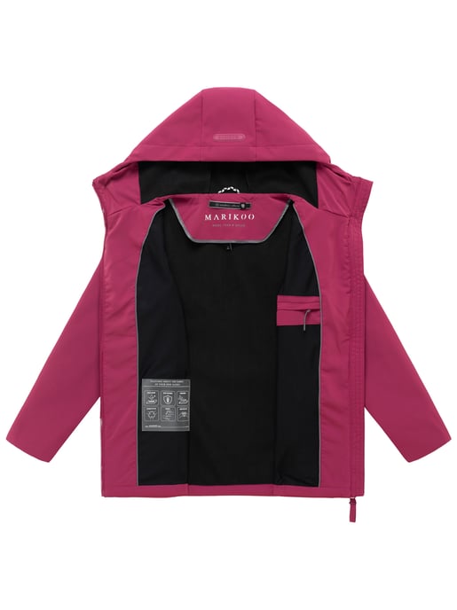 Marikoo Damen Softshell Übergangsjacke Minaa mit Kapuze - Image 4