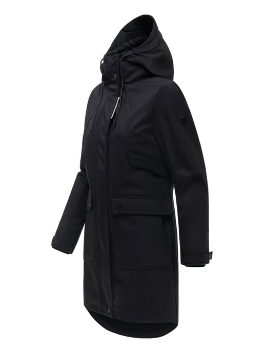 Navahoo Damen Softshell Übergangsjacke Morgennebel mit Kapuze - Image 2