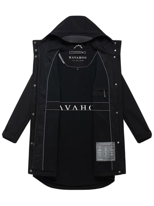 Navahoo Damen Softshell Übergangsjacke Morgennebel mit Kapuze - Image 4