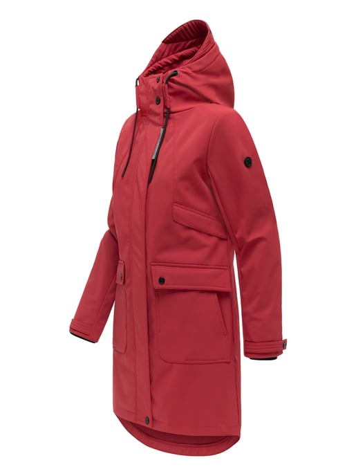 Navahoo Damen Softshell Übergangsjacke Morgennebel mit Kapuze - Image 2