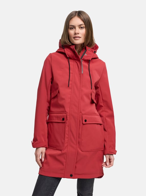 Navahoo Damen Softshell Übergangsjacke Morgennebel mit Kapuze - Image 5