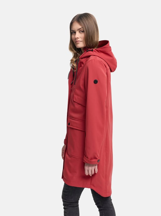 Navahoo Damen Softshell Übergangsjacke Morgennebel mit Kapuze - Image 6