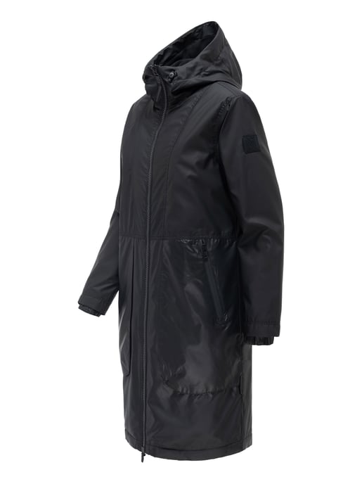Navahoo Damen Parka Übergangsjacke Edelumhang mit Kapuze - Image 2