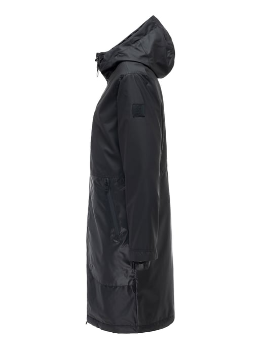 Navahoo Damen Parka Übergangsjacke Edelumhang mit Kapuze - Image 3