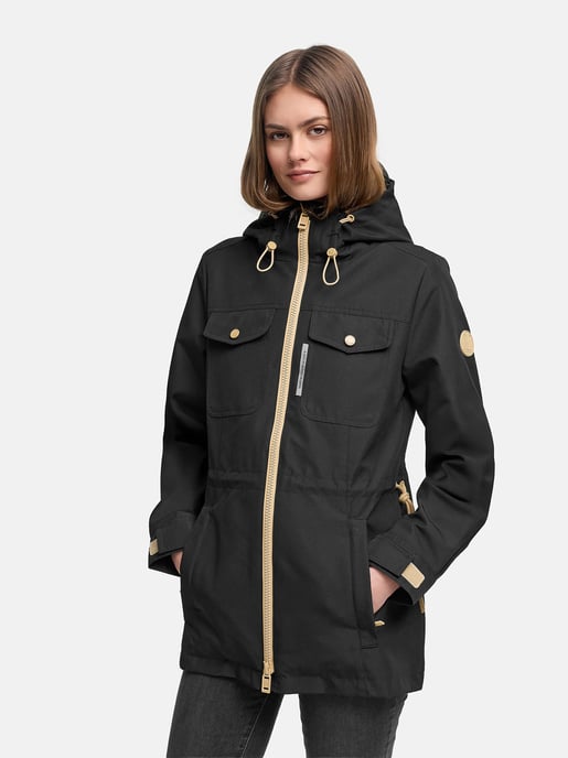 Marikoo Damen Parka Übergangsjacke Sohaa mit Kapuze - Image 5