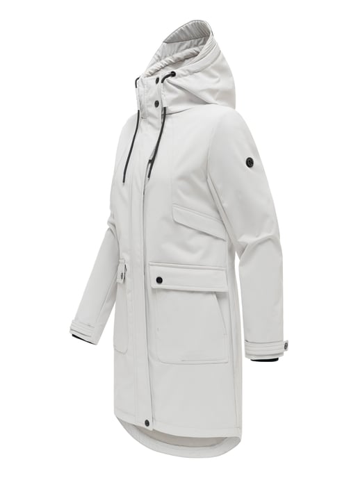 Navahoo Damen Softshell Übergangsjacke Morgennebel mit Kapuze - Image 2